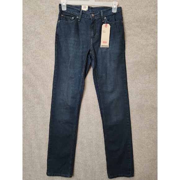 LEVIS 511 Slim Jeans Mens 30x32 Blue Dark Wash Stretch NEW - Picture 1 of 8